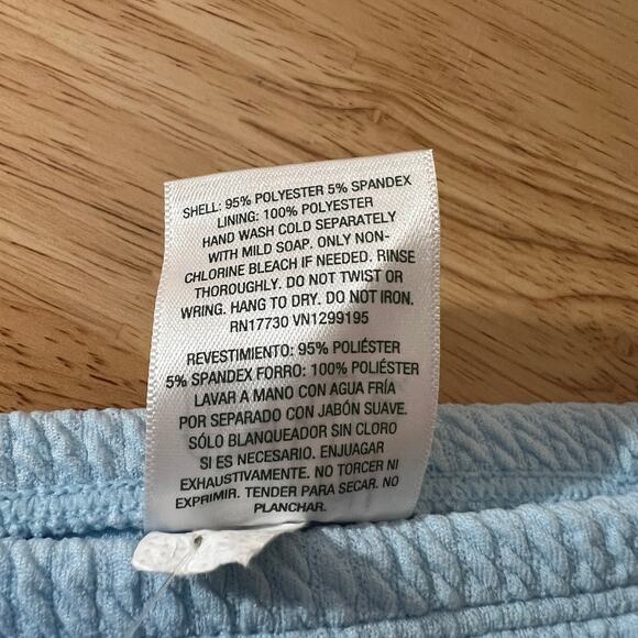 Wild Fable Women's Plus Size Light Blue Textured Bikini Bottom - Size X - NWT - Picture 5 of 7